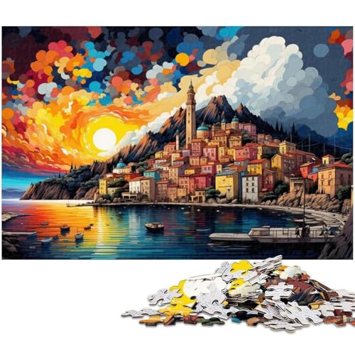 1000 teiliges Puzzle für Erwachsene wunderschöne Landschaft Spielzeug intellektuelles Spiel anspruchsvolles Puzzlespiel und Familienspiel 1000 Teile (38 x 26 cm) von zouxangzz