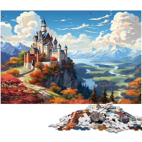 1000 teiliges Puzzle für Erwachsene wunderschöne Landschaft als Geschenk zum Stressabbau schwierige Herausforderung 1000 Teile (38 x 26 cm) von zouxangzz