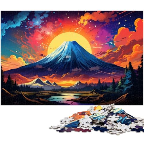 1000 teiliges Puzzle für Erwachsene wunderschöne Landschaftskunst EIN Kunstwerk für Teenager ab 14 Jahren 1000 Teile (75 x 50 cm) von zouxangzz