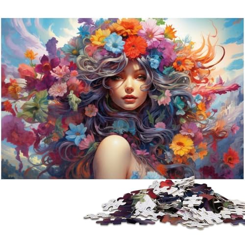 1000 teiliges Puzzle für Erwachsene wunderschönes Göttinnen Spielzeug intellektuelles Spiel anspruchsvolles Puzzlespiel und Familienspiel 1000 Teile (75 x 50 cm) von zouxangzz