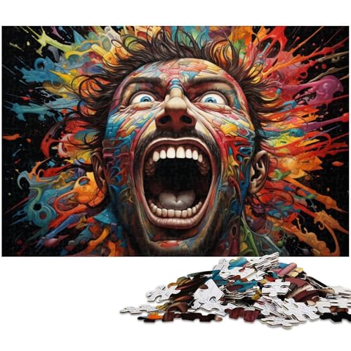 1000 teiliges Puzzle mit Fantasie Figuren Holzpuzzle Lernspiele Heimdekoration 1000 Teile (75 x 50 cm) von zouxangzz