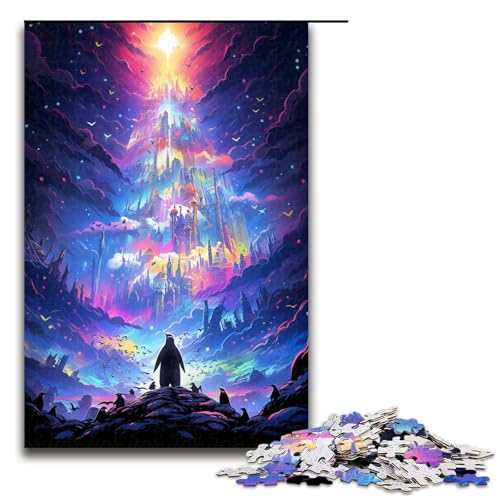 1000 teiliges Puzzle mit bunten Pinguinen für Kinder Holzpuzzle Heimkunst Dekor 75 x 50 cm 1000 teiliges Puzzle mit bunten Pinguinen für Kinder Holzpuzzle Heimkunst Dekor 75 x 50 cm von zouxangzz