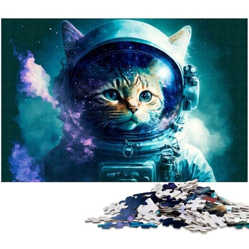 1000 teiliges Puzzle schönes Katzenpuzzle für Erwachsene Papierpuzzle anspruchsvolles Spiel (Größe 38 x 26 cm) von zouxangzz