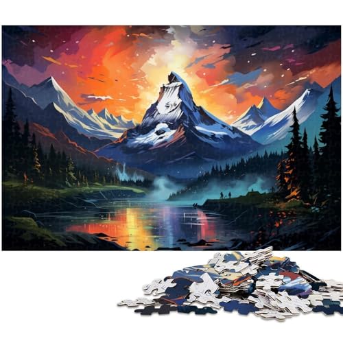 1000 teiliges Puzzle wunderschöne Landschaftspuzzles für Erwachsene Holzpuzzle für Sommerliebhaber 1000 PCS (75 x 50 cm) von zouxangzz
