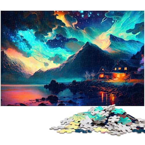 1000 teiliges Puzzlespiel „Magical_Landscape Puzzles für Kinder Papierpuzzle 1000 Teile (38 x 26 cm) von zouxangzz