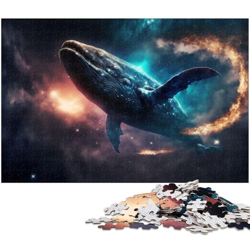 1000 teiliges Puzzlespiel „Walhaie Puzzle für Kinder Holzpuzzle (Größe 75 x 50 cm) von zouxangzz