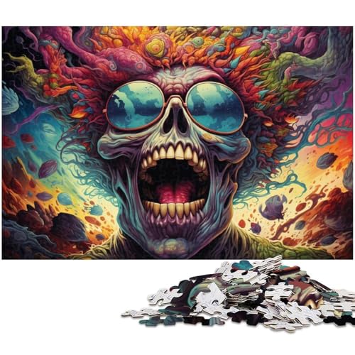 1000 teiliges Puzzlespiel Bunte Teufelspuzzles für Kinder Papierpuzzle 1000 Teile (38 x 26 cm) von zouxangzz