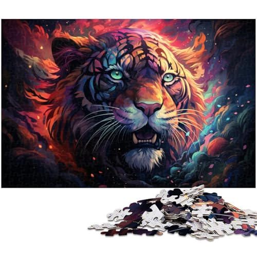 1000 teiliges Puzzlespiel Fantasie bunter Sternenhimmel Bienen Puzzle für Kinder Holzpuzzle 1000 Teile (75 x 50 cm) von zouxangzz