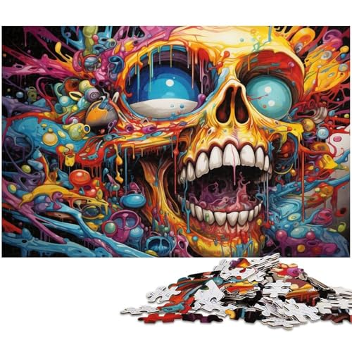 1000 teiliges Puzzlespiel Fantasy Monster Puzzles für Kinder Papierpuzzle 1000 Teile (38 x 26 cm) von zouxangzz