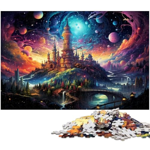 1000 teiliges Puzzlespiel Stadt der Wissenschaft und Technologie Puzzles für Kinder Papierpuzzle 1000 Teile (38 x 26 cm) von zouxangzz