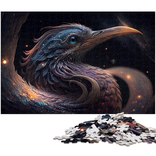 1000 teiliges Reiher Puzzle Holzpuzzle Lernspiele Heimdekoration (Größe 75 x 50 cm) von zouxangzz