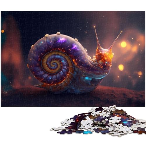 1000 teiliges Schneckenpuzzle Papierpuzzle Lernspiele Heimdekoration (Größe 38 x 26 cm) von zouxangzz