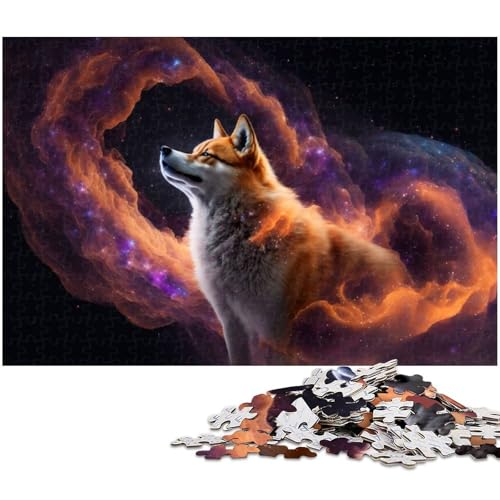 1000 teiliges Shiba Inu Puzzle für Erwachsene Papierpuzzle anspruchsvolles Spiel (Größe 38 x 26 cm) von zouxangzz