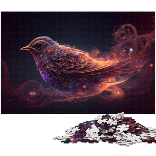 1000 teiliges Spatzen Puzzle Holzpuzzle Lernspiele Heimdekoration (Größe 75 x 50 cm) von zouxangzz