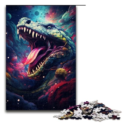 1000 teiliges buntes Giftschlangen Puzzle für Kinder Holzpuzzle Heimkunst Dekor 75 x 50 cm 1000 teiliges buntes Giftschlangen Puzzle für Kinder Holzpuzzle Heimkunst Dekor 75 x 50 cm von zouxangzz