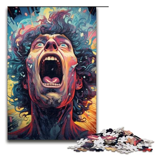 1000 teiliges buntes psychedelisches Puzzle für Kinder Holzpuzzle Heimkunstdekor 75 x 50 cm 1000 teiliges buntes psychedelisches Puzzle für Kinder Holzpuzzle Heimkunstdekor 75 x 50 cm von zouxangzz