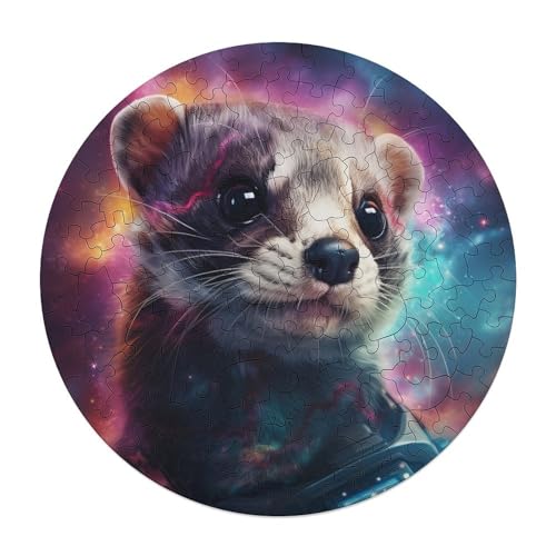 120 teiliges Puzzle Tier Otter Puzzle Holz rund Familiendekoration 29 x 29 cm 120 teiliges Puzzle Tier Otter Puzzle Holz rund Familiendekoration 29 x 29 cm von zouxangzz