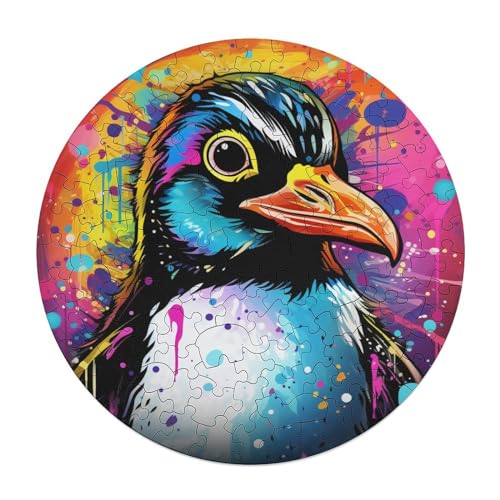 120 teiliges Puzzle für Erwachsene Tier Pinguine Puzzle für Erwachsene runde Holzpuzzles Puzzles für Erwachsene Lernspiel Herausforderungsspielzeug 29 x 29 cm 120 teiliges Puzzle für Erwachsene Tier Pinguine Puzzle für Erwachsene runde Holzpuzzles Puzzles für Erwachsene Lernspiel Herausforderungsspielzeug 29 x 29 cm von zouxangzz