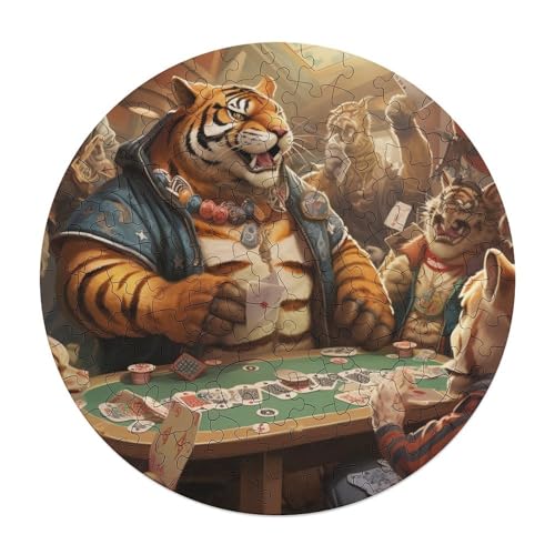 120 teiliges Puzzle für Erwachsene Tierparty Puzzle für Erwachsene rundes Holzpuzzle Erwachsene und Kinder 29 x 29 cm 120 teiliges Puzzle für Erwachsene Tierparty Puzzle für Erwachsene rundes Holzpuzzle Erwachsene und Kinder 29 x 29 cm von zouxangzz