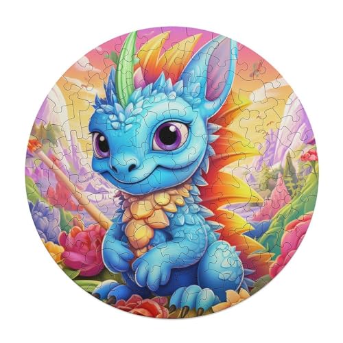 120 teiliges Puzzlespiel Art Dragon Baby Puzzles für Erwachsene Holzrunde Puzzles Lernspiele Heimdekoration Puzzle 29x29cm 120 teiliges Puzzlespiel Art Dragon Baby Puzzles für Erwachsene Holzrunde Puzzles Lernspiele Heimdekoration Puzzle 29x29cm von zouxangzz