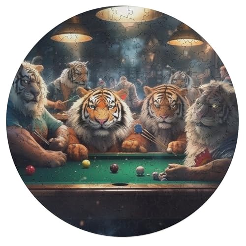 195 teiliges Puzzle für Erwachsene Tierparty Puzzle runde Holzpuzzles Lernspiel Herausforderungsspielzeug 42 x 42 cm 195 teiliges Puzzle für Erwachsene Tierparty Puzzle runde Holzpuzzles Lernspiel Herausforderungsspielzeug 42 x 42 cm von zouxangzz
