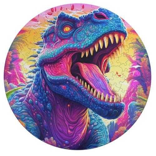 195 teiliges Puzzlespiel „Uralte Dinosaurier“ – Puzzle für Erwachsene runde Holzpuzzles Lernspiele Heimdekorationspuzzle 42 x 42 cm 195 teiliges Puzzlespiel „Uralte Dinosaurier“ – Puzzle für Erwachsene runde Holzpuzzles Lernspiele Heimdekorationspuzzle 42 x 42 cm von zouxangzz