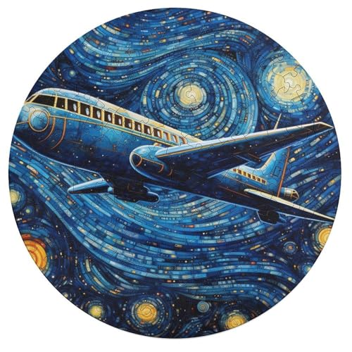 195 teiliges Puzzlespiel mit Sternenhimmel und Flugzeugen Puzzles für Erwachsene runde Holzpuzzles Lernspiele Heimdekorationspuzzle 42 x 42 cm 195 teiliges Puzzlespiel mit Sternenhimmel und Flugzeugen Puzzles für Erwachsene runde Holzpuzzles Lernspiele Heimdekorationspuzzle 42 x 42 cm von zouxangzz