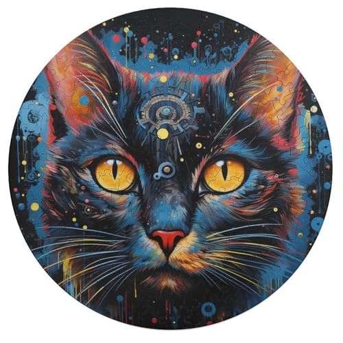 195 teiliges Puzzlespiel mit Tieren und Katzen Puzzles für Erwachsene runde Holzpuzzles Lernspiele Heimdekorationspuzzle 42 x 42 cm 195 teiliges Puzzlespiel mit Tieren und Katzen Puzzles für Erwachsene runde Holzpuzzles Lernspiele Heimdekorationspuzzle 42 x 42 cm von zouxangzz