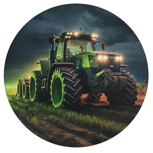 195 teiliges Puzzlespiel mit Traktor Anbaugeräten Puzzles für Erwachsene runde Holzpuzzles Lernspiele Heimdekorationspuzzle 42 x 42 cm 195 teiliges Puzzlespiel mit Traktor Anbaugeräten Puzzles für Erwachsene runde Holzpuzzles Lernspiele Heimdekorationspuzzle 42 x 42 cm von zouxangzz
