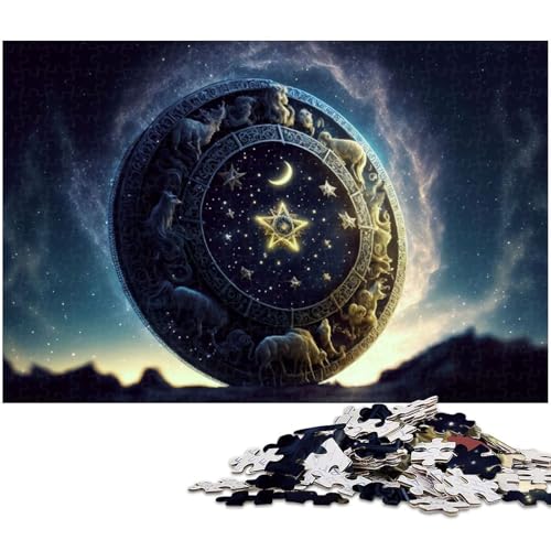 Fantasielandschafts Puzzle 1000 Teile für Erwachsene Lernspiel Herausforderungsspielzeug Wichtelgeschenke (Größe 75 x 50 cm) von zouxangzz