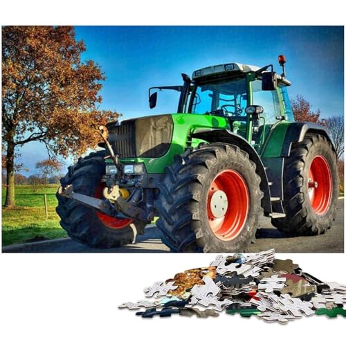 Landwirtschaftliche Werkzeuge Traktoren Puzzle 1000 Teile für Erwachsene Lernspiel Herausforderung Spielzeug Wichtelgeschenk (Größe 38 x 26 cm) von zouxangzz