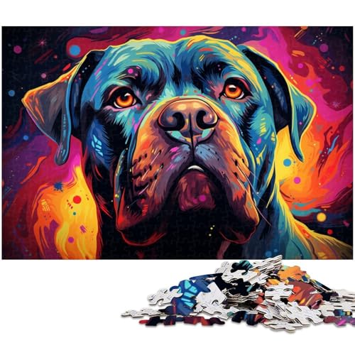 Mutated Vicious Dog Puzzle 1000 Teile Puzzle für Erwachsene Lernspiel Herausforderung Spielzeug Wichtelgeschenke 1000 PCS (75x50cm) von zouxangzz