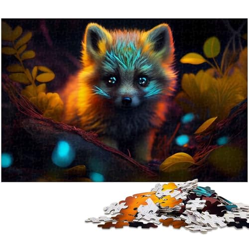 Puzzle 1000 Teile Haustier Chihuahua Puzzle für Erwachsene Holzpuzzle Spielzeug Wanddekoration 1000 Teile (75 x 50 cm) von zouxangzz