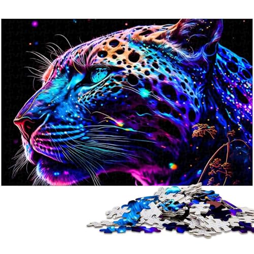 Puzzle 1000 Teile Jaguar Puzzle für Erwachsene Papierpuzzle Spielzeug Wanddekoration 1000 Teile (38 x 26 cm) von zouxangzz