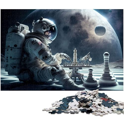 Puzzle 1000 Teile Schachuniversum Puzzle für Erwachsene Papierpuzzle Spielzeug Wanddekoration 1000 Teile (38 x 26 cm) von zouxangzz