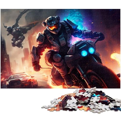 Puzzle 1000 Teile für Erwachsene Aliens Puzzle Lernspiele Weihnachts und Geburtstagsgeschenke für Teenager ab 14 Jahren 1000 PCS (38 x 26 cm) von zouxangzz