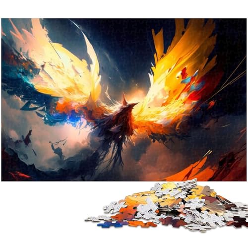 Puzzle 1000 Teile für Erwachsene Art Phoenix Puzzle praktisches Spiel ideal für Teenager ab 14 Jahren 1000 Teile (75 x 50 cm) von zouxangzz