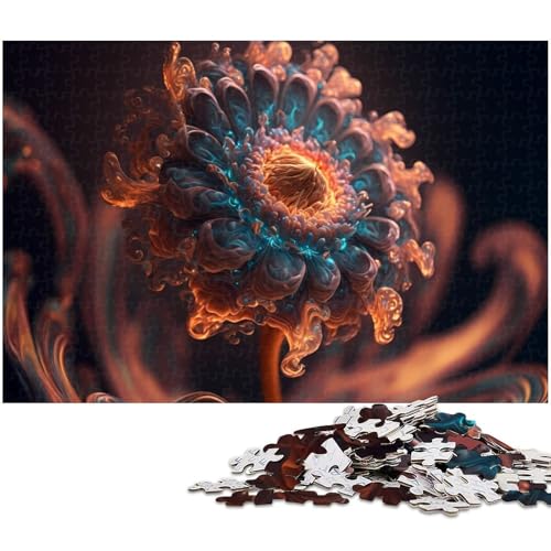 Puzzle 1000 Teile für Erwachsene Fantasie Blumen Puzzle Lernspiele Weihnachts und Geburtstagsgeschenke für Teenager ab 14 Jahren (Größe 75 x 50 cm) von zouxangzz