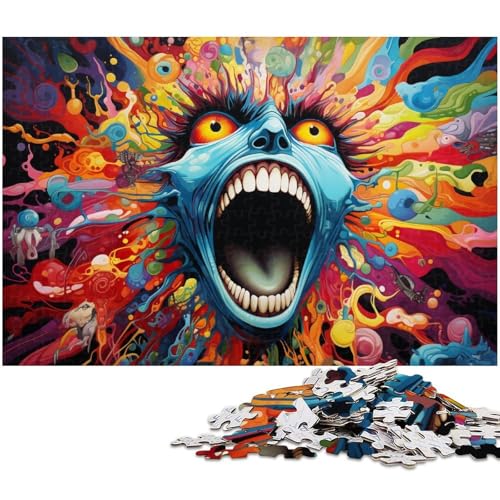 Puzzle 1000 Teile für Erwachsene Fantasie farbenfrohes Kunstpuzzle praktisches Spiel ideal für Teenager ab 14 Jahren 1000 Teile (75 x 50 cm) von zouxangzz