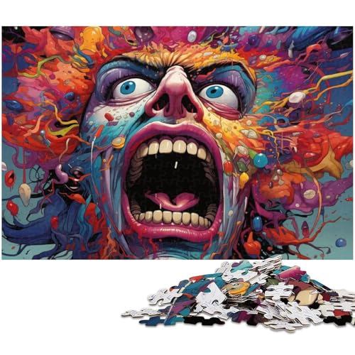Puzzle 1000 Teile für Erwachsene Fantasy Monster Puzzle Lernspiele Weihnachts und Geburtstagsgeschenke für Teenager ab 14 Jahren 1000 PCS (38 x 26 cm) von zouxangzz