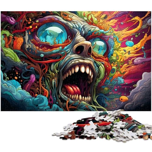 Puzzle 1000 Teile für Erwachsene Fantasy Monster Puzzle Wanddekoration Geburtstagsgeschenk Wandkunst 1000 PCS (38 x 26 cm) von zouxangzz