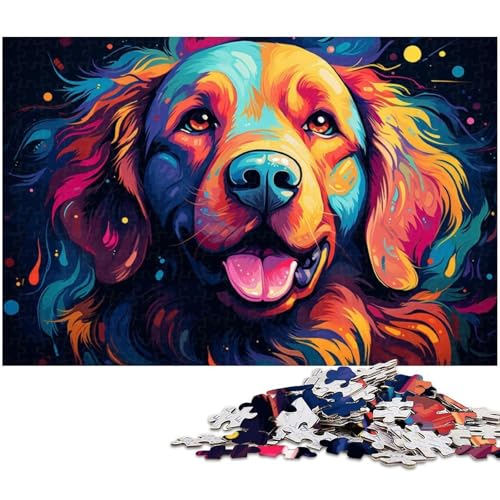 Puzzle 1000 Teile für Erwachsene Farbkunst Tiere Puzzle Lernspiele Weihnachts und Geburtstagsgeschenke für Teenager ab 14 Jahren 1000 PCS (38 x 26 cm) von zouxangzz