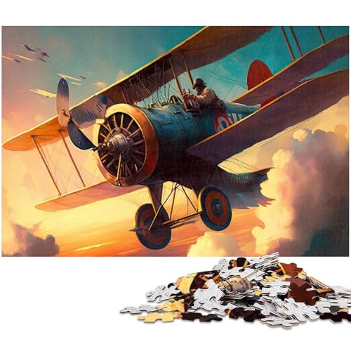 Puzzle 1000 Teile für Erwachsene Flugzeug Puzzle Wanddekoration tolles Geschenk für Teenager ab 14 Jahren 1000 PCS (75 x 50 cm) von zouxangzz