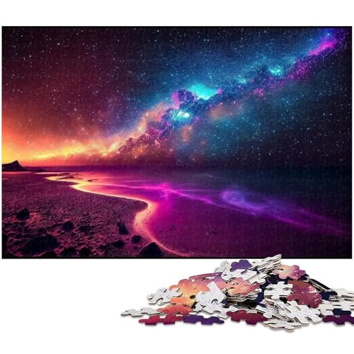 Puzzle 1000 Teile für Erwachsene Galaxy Coast Puzzle Lernspiele Weihnachts und Geburtstagsgeschenke für Teenager ab 14 Jahren 1000 PCS (75 x 50 cm) von zouxangzz