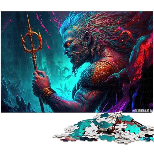 Puzzle 1000 Teile für Erwachsene Marine Krieger Puzzle Lernspiele Weihnachts und Geburtstagsgeschenke für Teenager ab 14 Jahren (Größe 75 x 50 cm) von zouxangzz