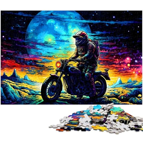 Puzzle 1000 Teile für Erwachsene Motorrad Malpuzzle Lernspiele Weihnachts und Geburtstagsgeschenke für Teenager ab 14 Jahren 1000 PCS (75 x 50 cm) von zouxangzz
