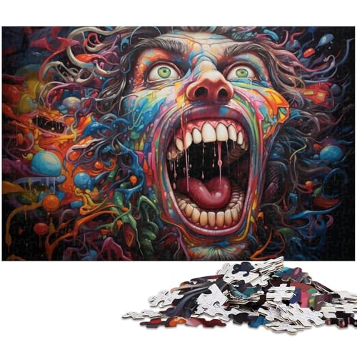 Puzzle 1000 Teile für Erwachsene Mutanten Puzzle im mysteriösen Stil Lernspiele Weihnachts und Geburtstagsgeschenke für Teenager ab 14 Jahren 1000 Teile (75 x 50 cm) von zouxangzz