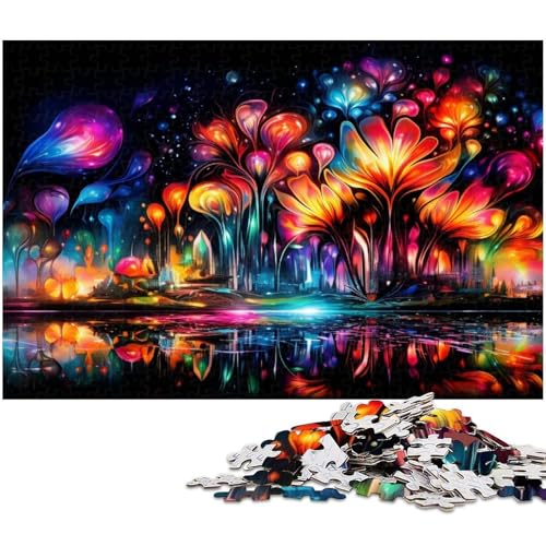 Puzzle 1000 Teile für Erwachsene Schöne Landschaft Lernspiele Weihnachts und Geburtstagsgeschenke für Teenager ab 14 Jahren (Größe 75 x 50 cm) von zouxangzz