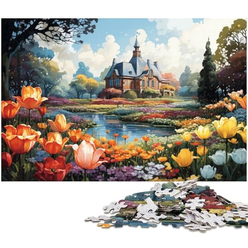 Puzzle 1000 Teile für Erwachsene Schöne Landschaftskunst Puzzle Lernspiele Weihnachts und Geburtstagsgeschenke für Teenager ab 14 Jahren 1000 PCS (75 x 50 cm) von zouxangzz