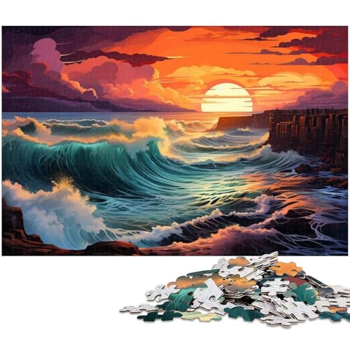 Puzzle 1000 Teile für Erwachsene Schöne und wundervolle Weltlandschaft Lernspiele Weihnachts und Geburtstagsgeschenke für Teenager ab 14 Jahren 1000 PCS (38 x 26 cm) von zouxangzz